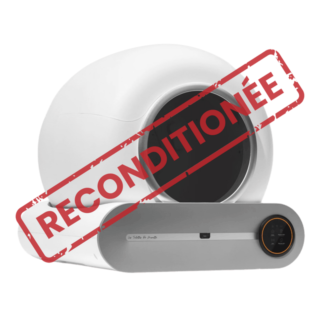 [Reconditionnée]  Litière Automatique Connectée — Ondéa, vue produit sur fond clair
